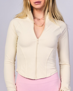 Contour Ribbed Zip